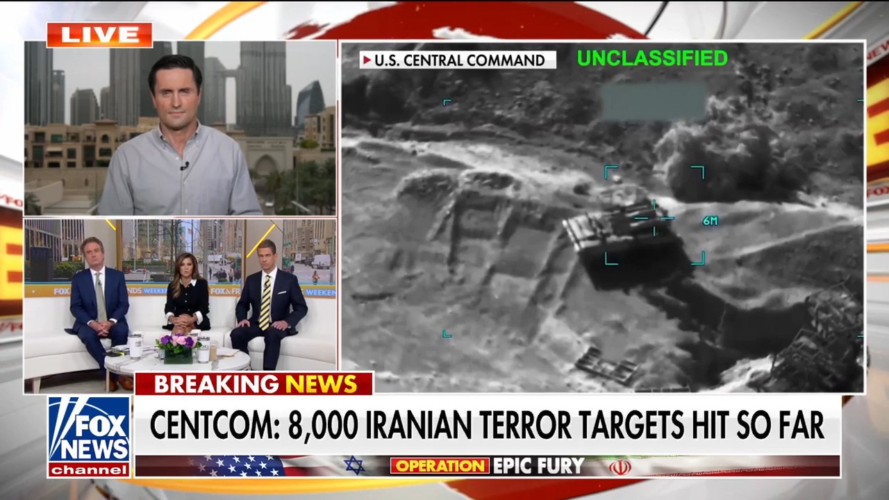 CENTCOM reports 8,000 Iranian targets have been struck