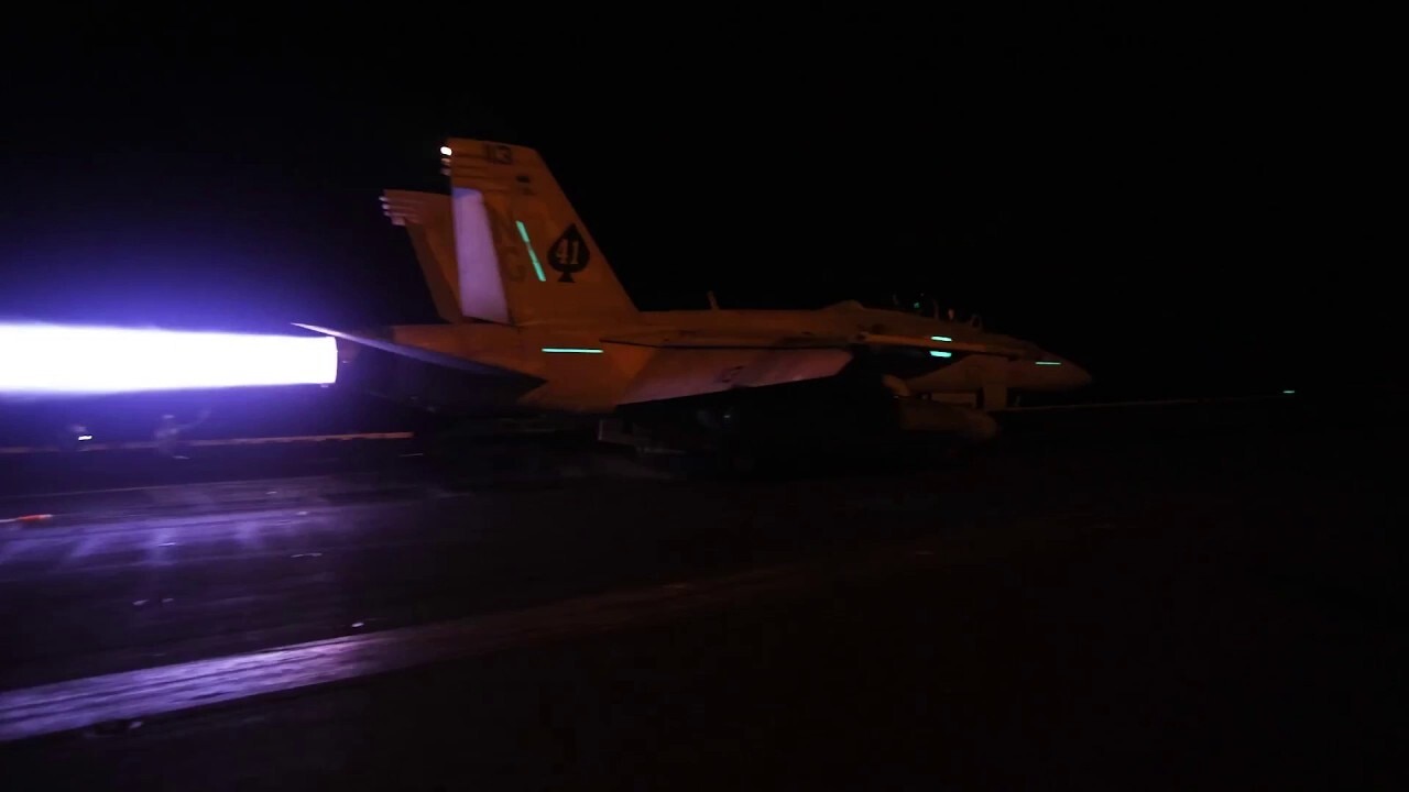 US fighter jets take off, land on USS Abraham Lincoln during Operation Epic Fury