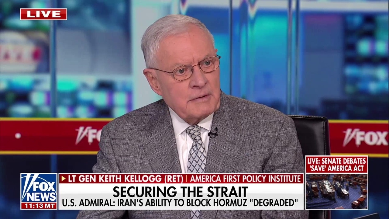 Lt. Gen. Keith Kellogg on Iran's missile range and theocratic government threat
