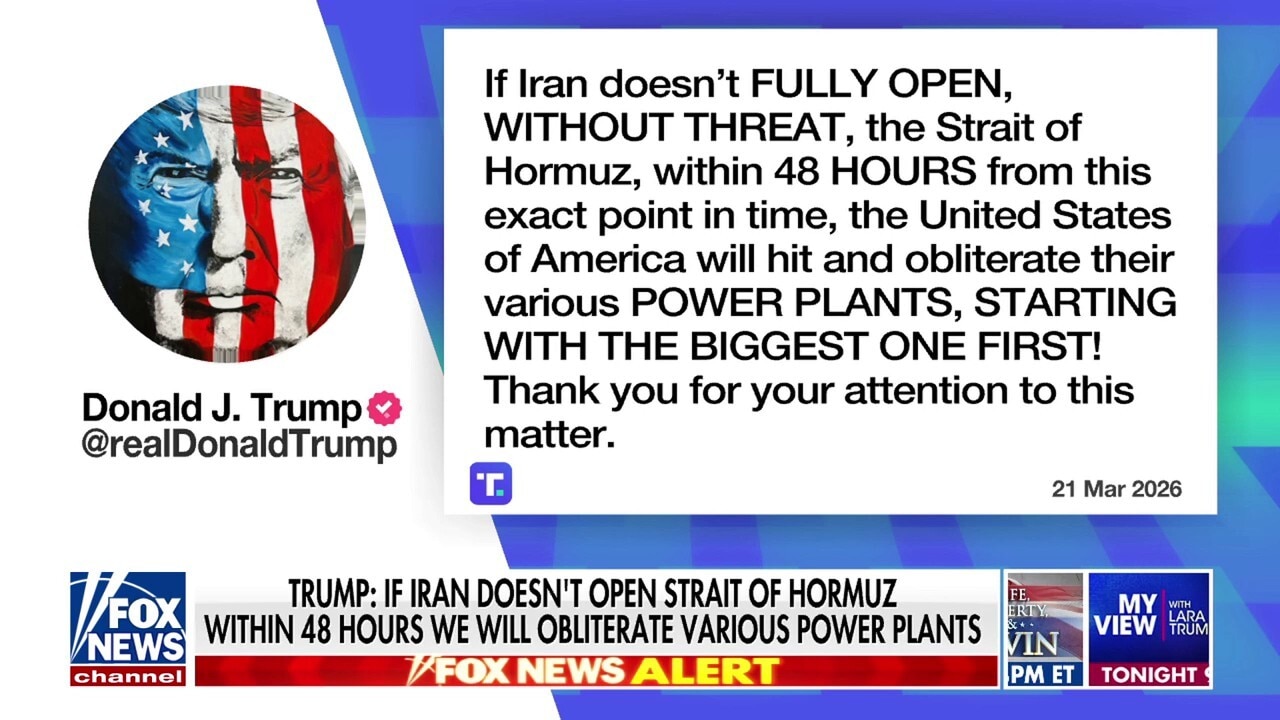 Trump demands Iran open the Strait of Hormuz within 48 hours