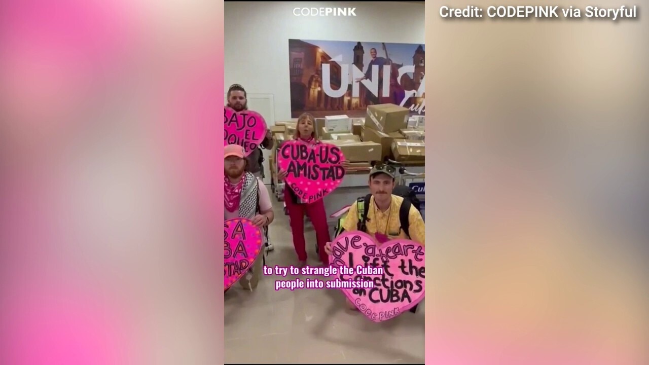 Far-left CodePink activists land in Cuba to protest Trump sanctions