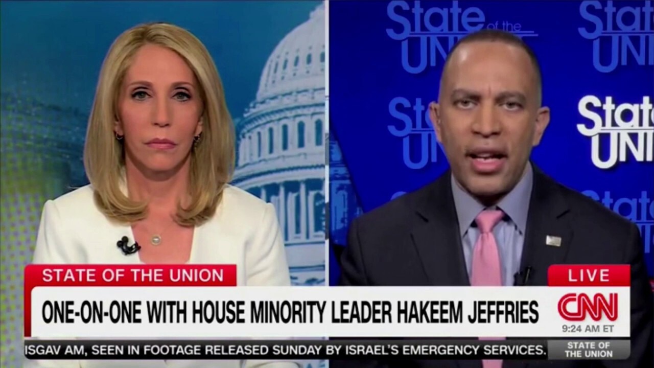 Jeffries tells Trump to keep his 'reckless mouth shut' in response to president's attack on Democratic Party
