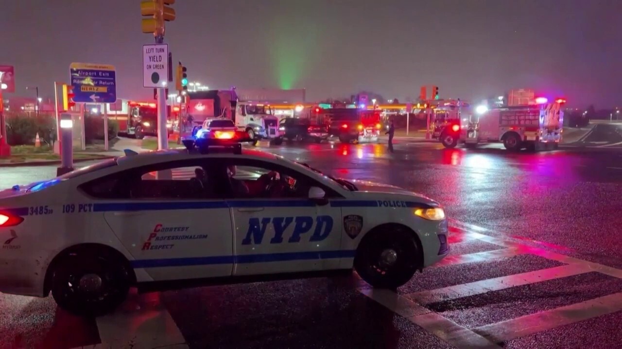 Air Canada jet damaged after runway collision at LaGuardia