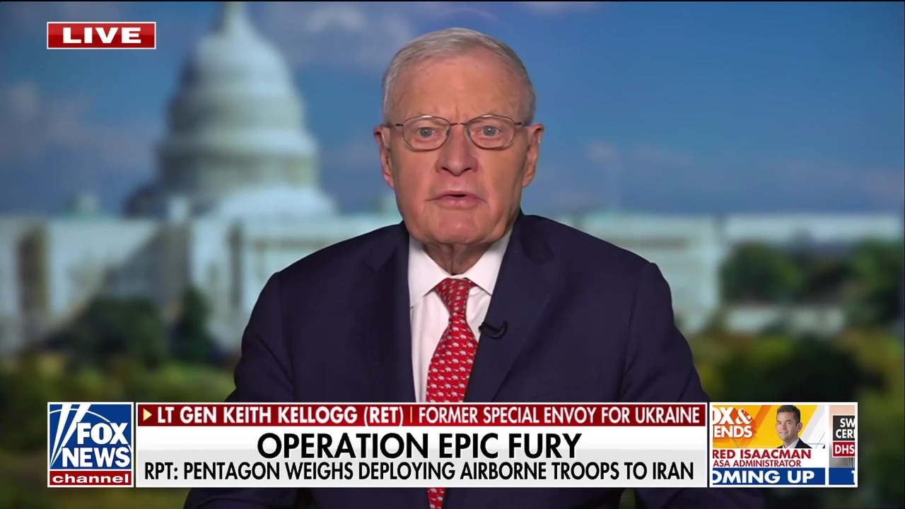 Gen. Kellogg breaks down Trump’s ‘boots on the ground’ options in Iran conflict