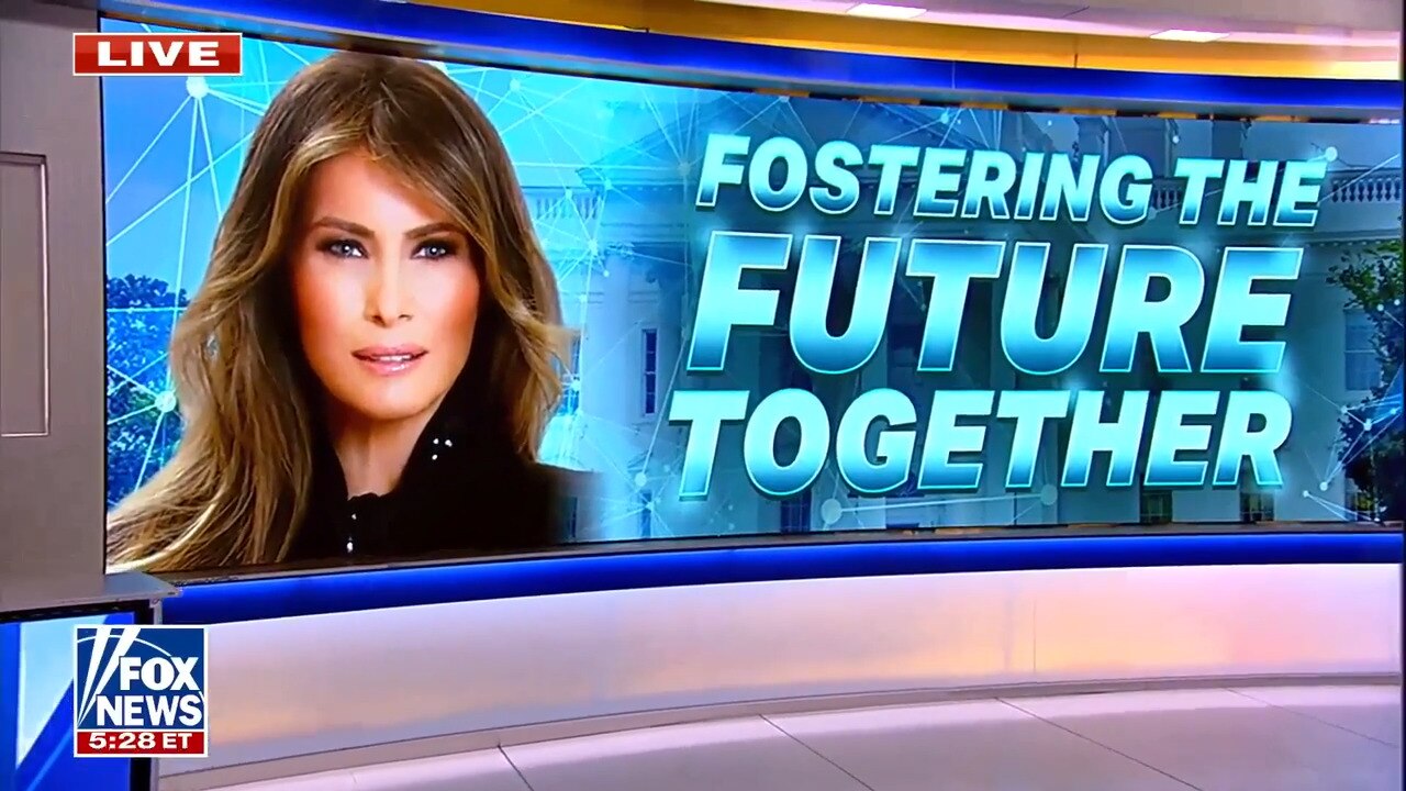 Watch Melania Trump hosts 45 nations at White House summit for talks on ...