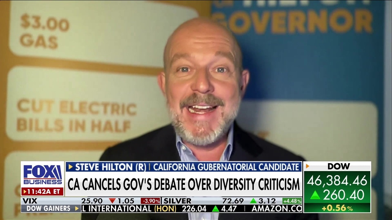 Steve Hilton blasts California debate cancellation, blames Democratic Party for state's failures