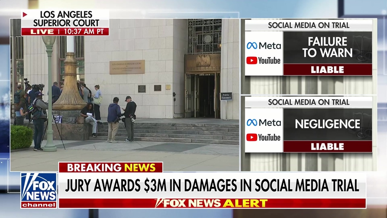 Jury finds Google and Meta liable for negligence, failure to warn