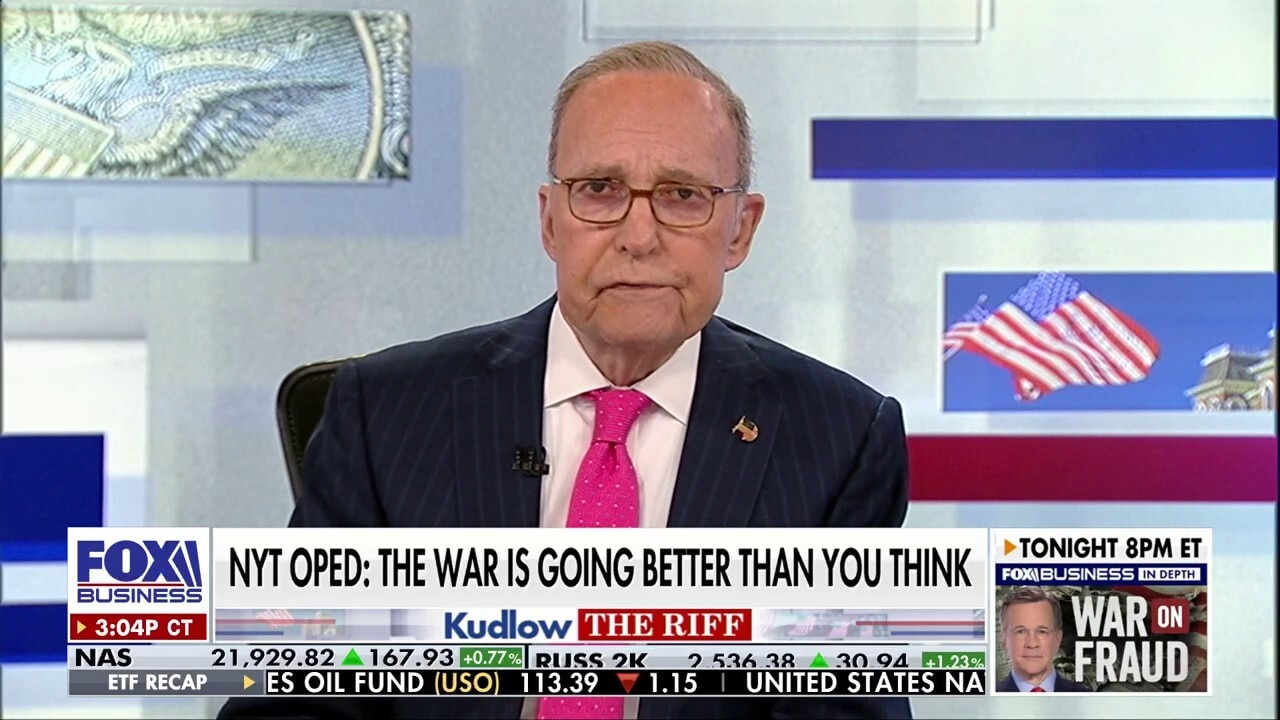 Larry Kudlow: This is a small price to pay for changing history