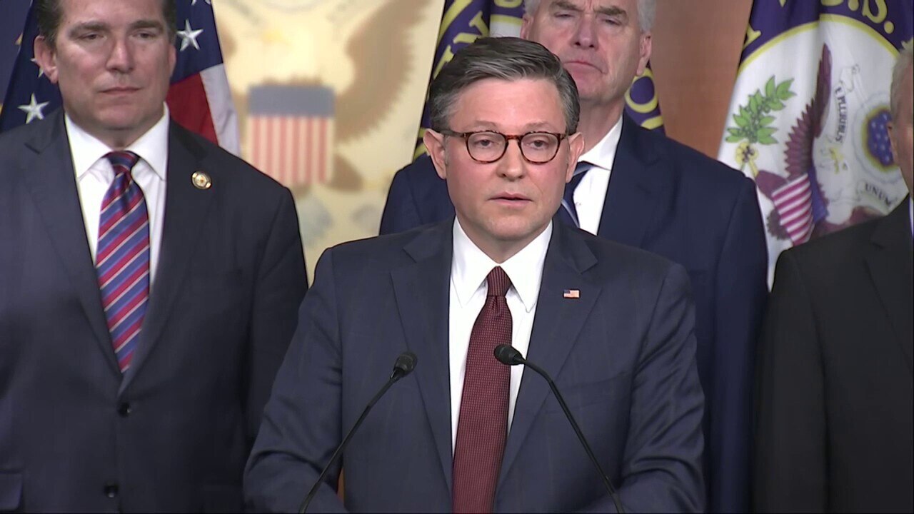 House Speaker Mike Johnson says Sheridan Gorman killing as Dems ‘intended’