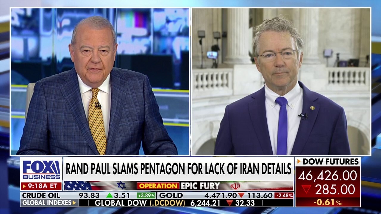 Iran war makes US national security 'less secure,' Rand Paul says