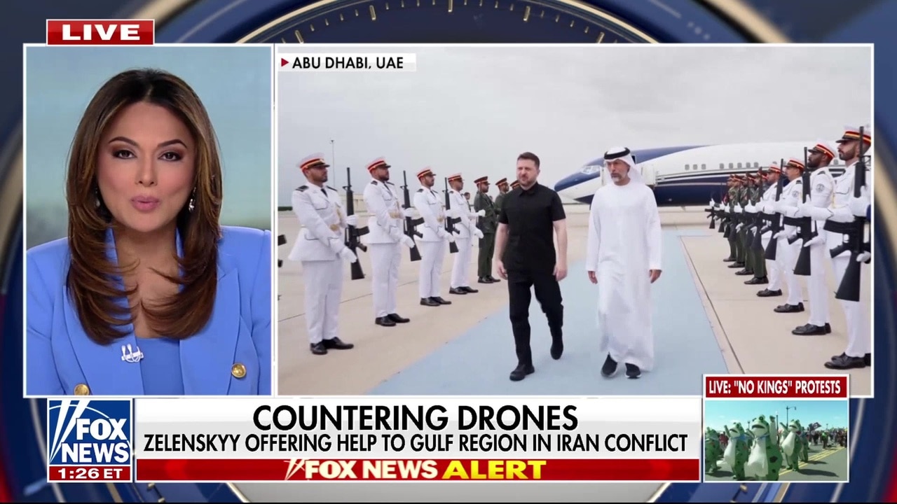 Zelenskyy visits Gulf countries to offer anti-drone technology