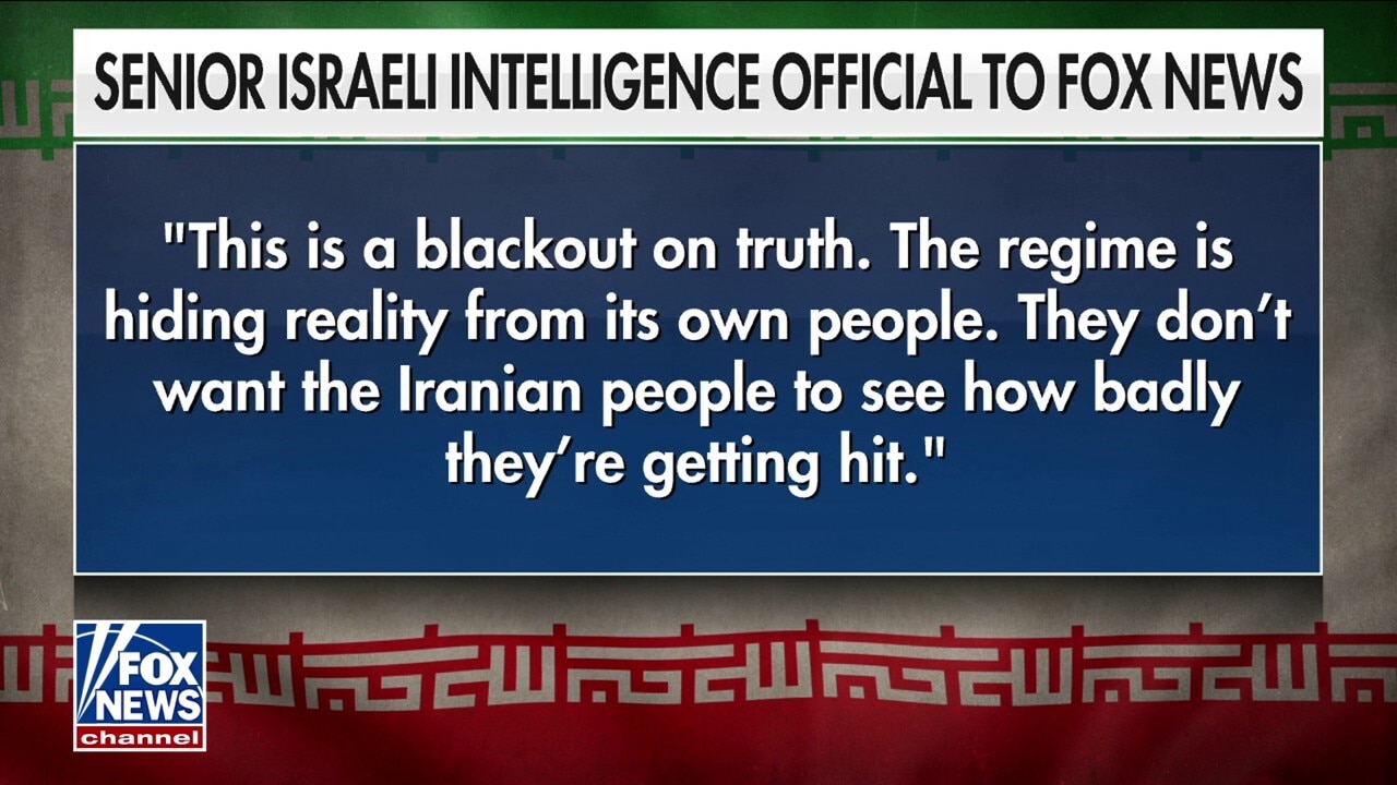 Israeli intelligence calls Iran internet shutdown a ‘blackout on truth’