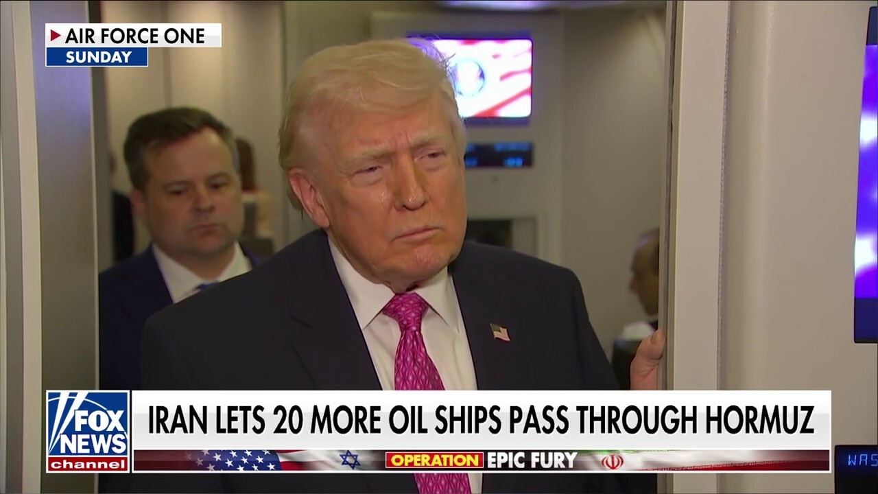Trump says Iran allowing 20 oil ships through Strait of Hormuz