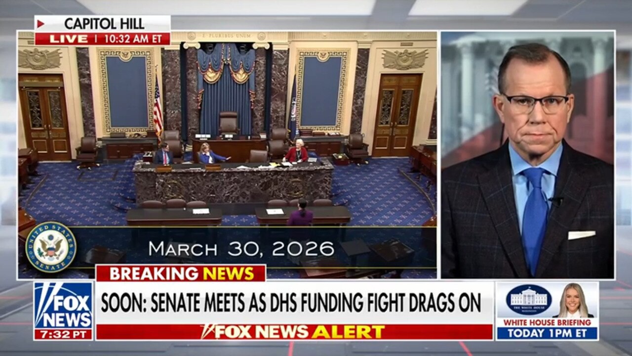 Senate adjourns for recess as DHS funding fight drags on