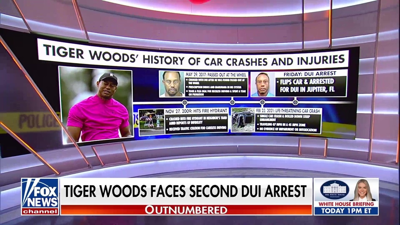 Tiger Woods’ past car crashes under scrutiny amid latest accident