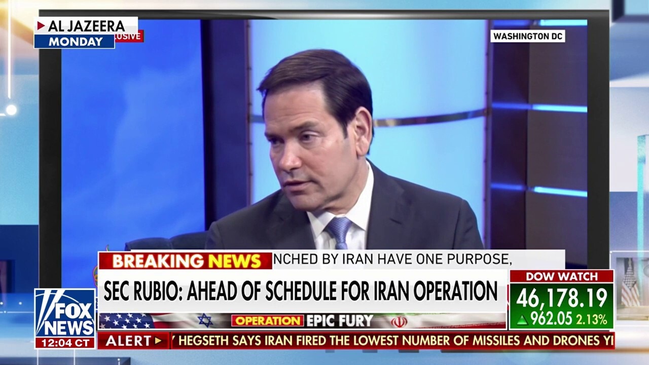 Rubio says US ‘ahead of schedule’ in Iran as Trump pressures allies