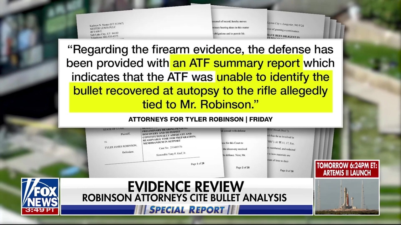 Alleged Charlie Kirk assassin's defense team requests hearing delay