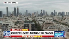 Rockets seen over Tel Aviv on first day of Passover