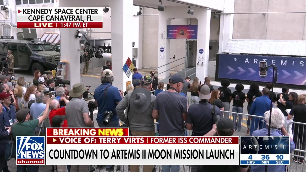 Astronauts prepare for historic moon launch from Kennedy Space Center