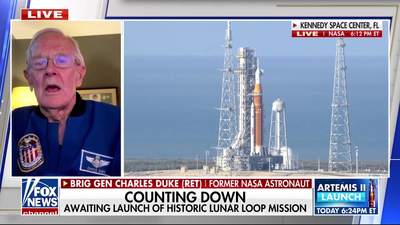 Apollo 16 astronaut reflects on moon landing amid Artemis II launch