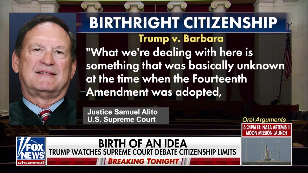 14th Amendment in focus in SCOTUS birthright citizenship arguments  