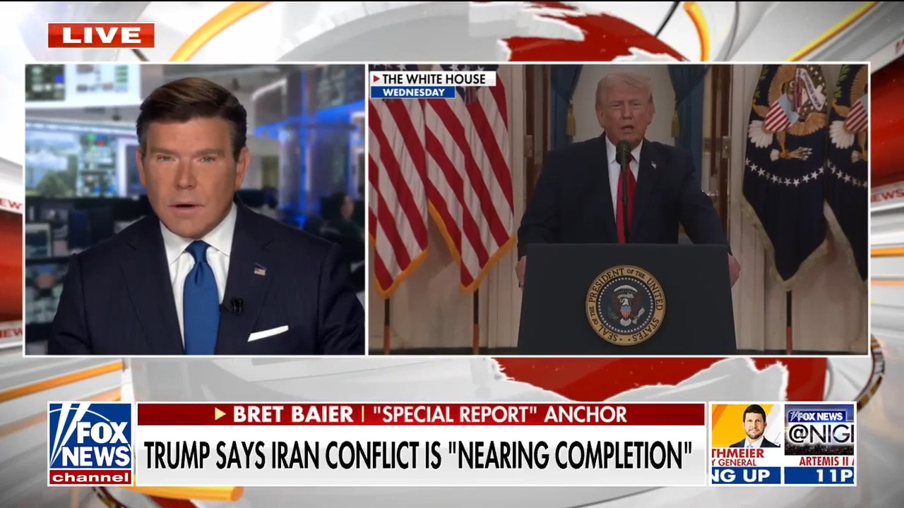 Trump declares Iran conflict 'nearing completion' as poll indicates Americans' disapproval 