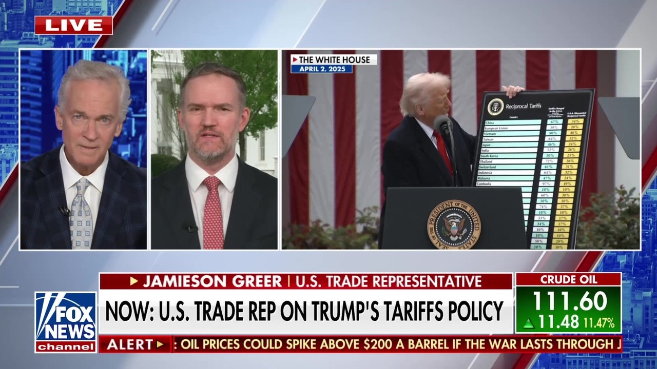 ‘Facts show’ Trump tariff policy has boosted US economy: Jamieson Greer