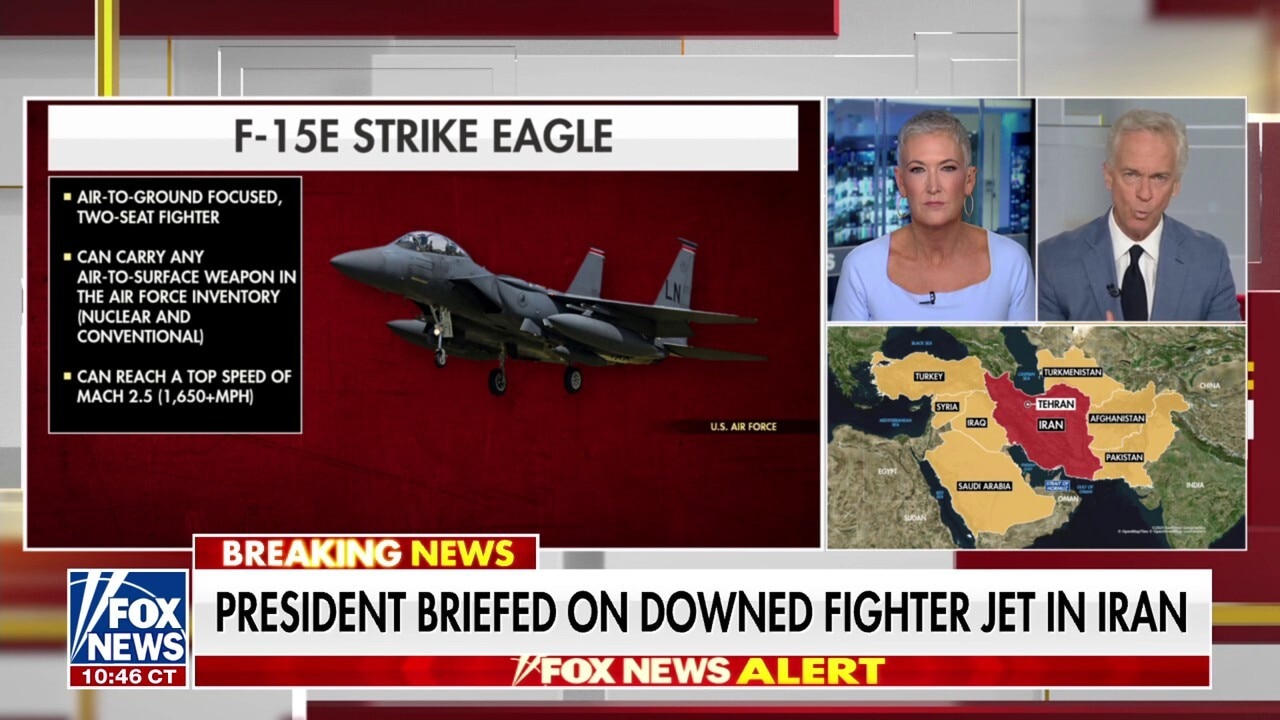 BREAKING: Trump briefed on downed US fighter jet in Iran