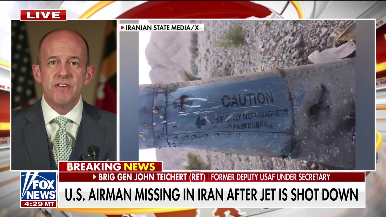 Brig Gen John Teichert analyzes downed F-15E, missing airman in Iran
