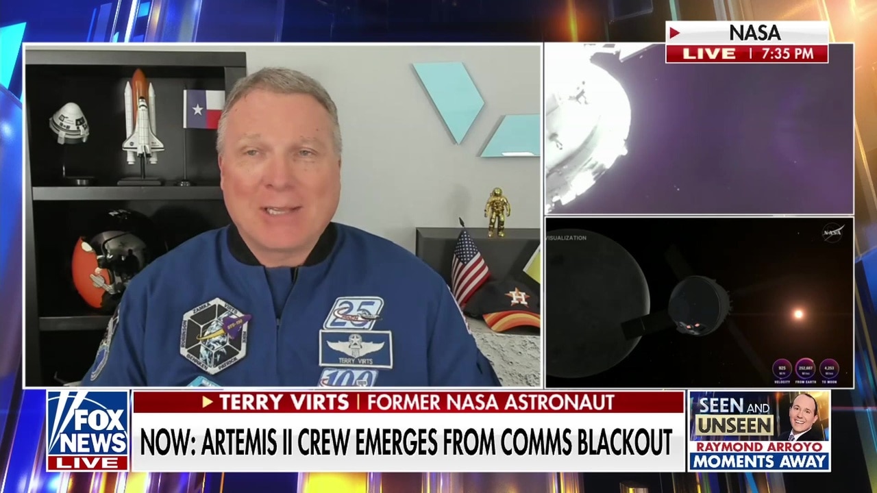 Artemis II crew emerges from communications blackout after vessel passes far side of the moon