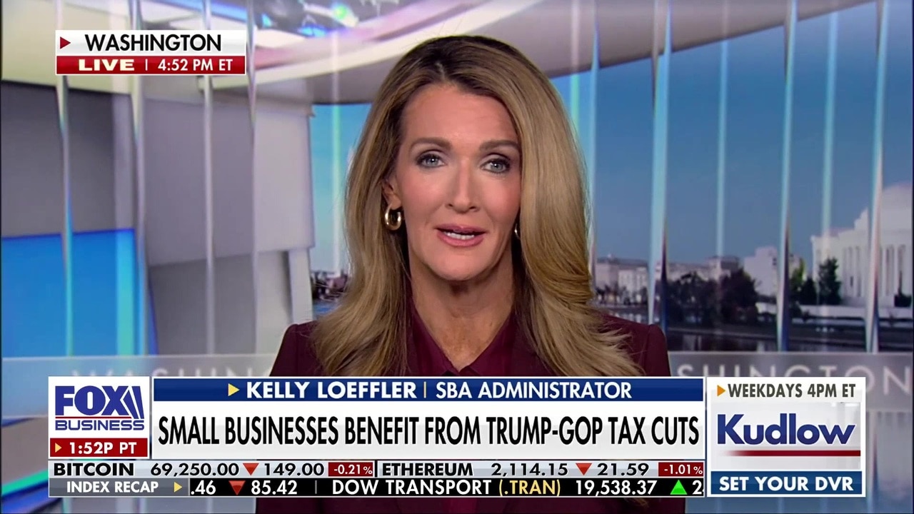 SBA administrator Loeffler credits deregulation, fair trade and energy dominance as economic boosts