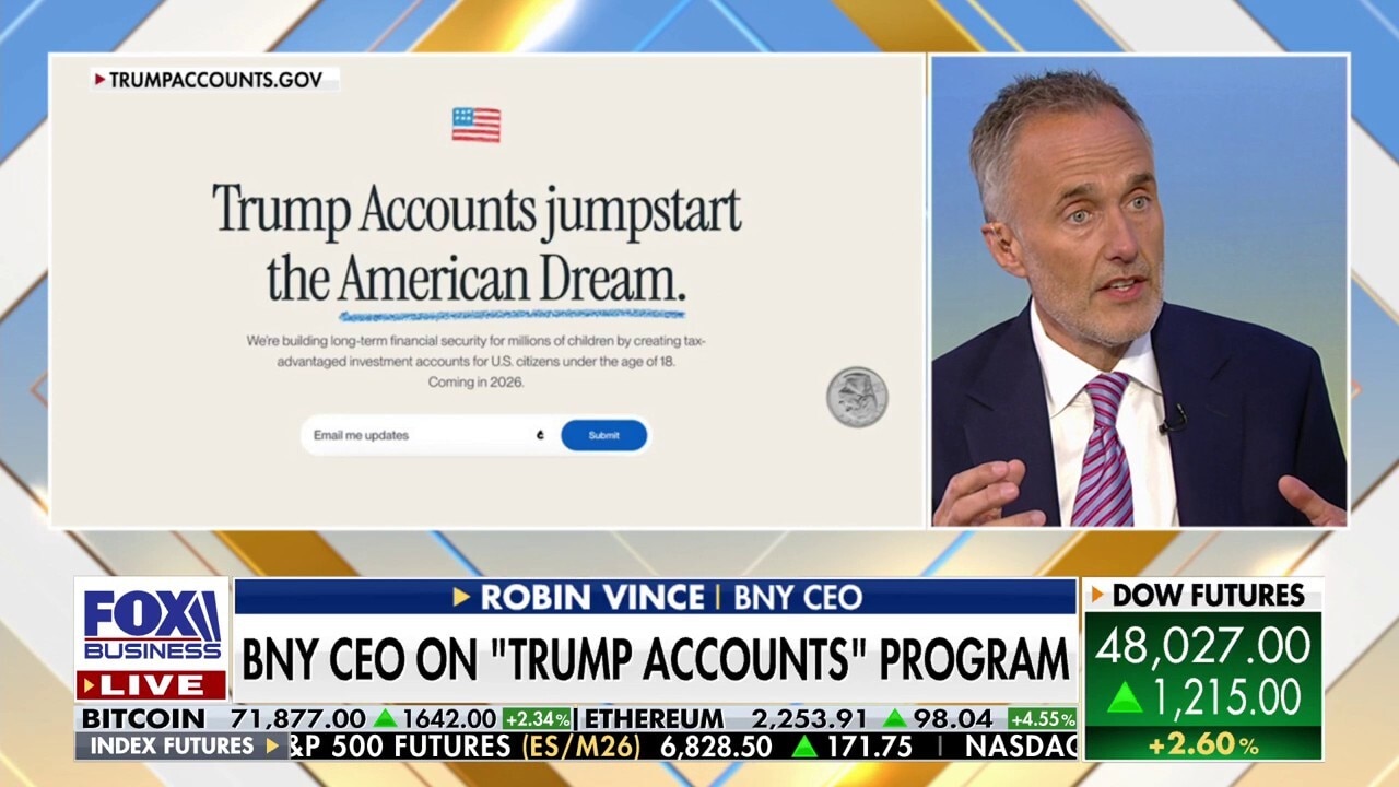 Treasury taps BNY to power new Trump accounts program