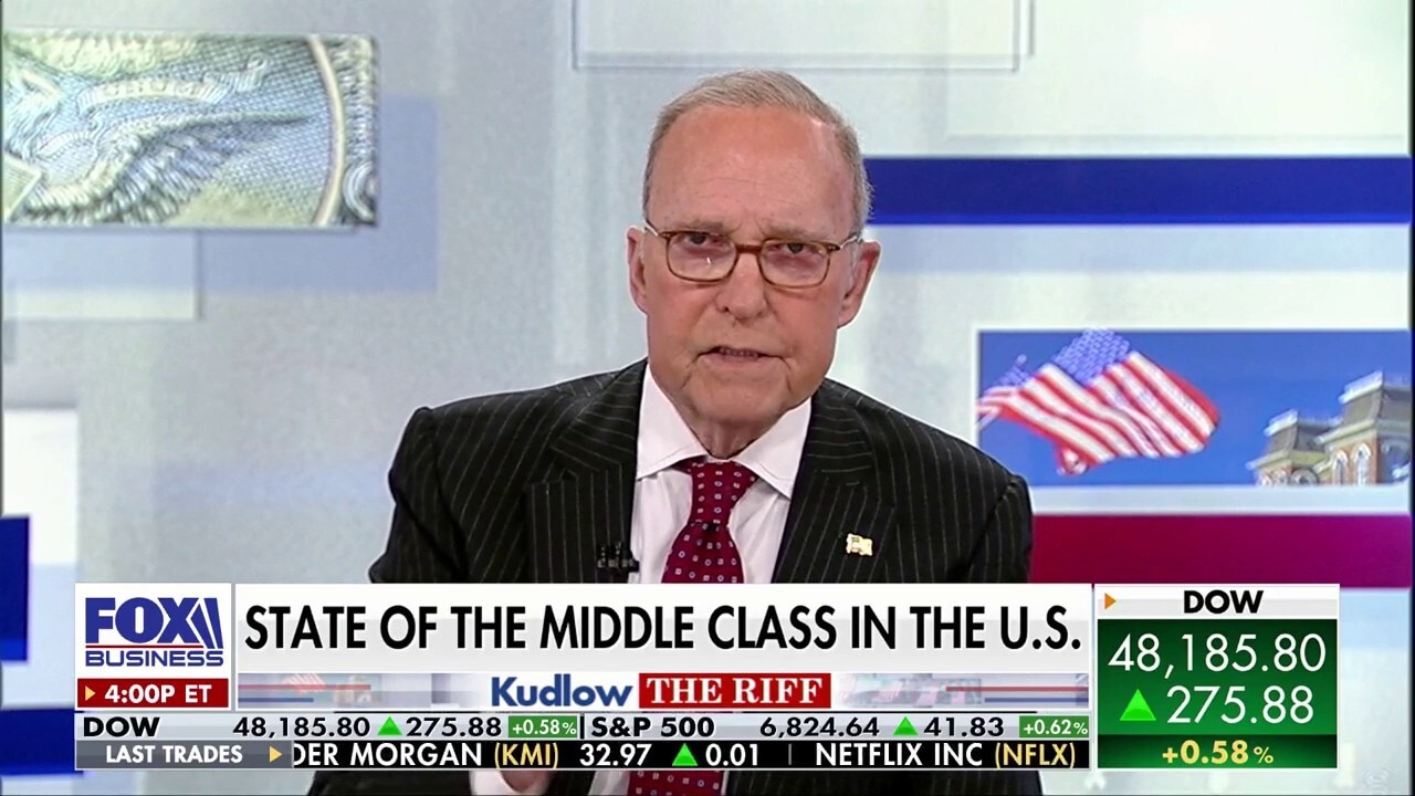 Larry Kudlow: Low taxes are making the American middle class richer