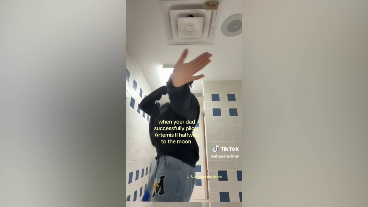 Artemis II pilot's kid racks up 21.9M+ views with joyful TikTok tribute to her dad
