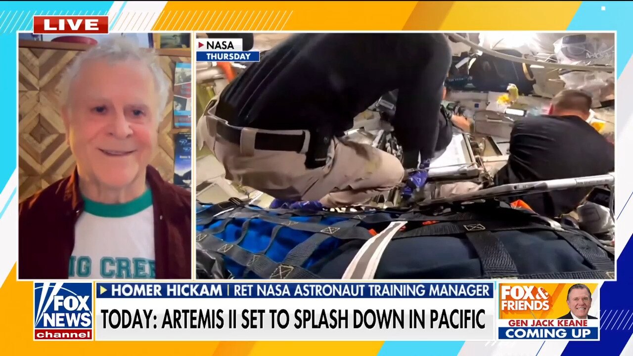 Homer Hickam discusses Artemis II crew and splashdown