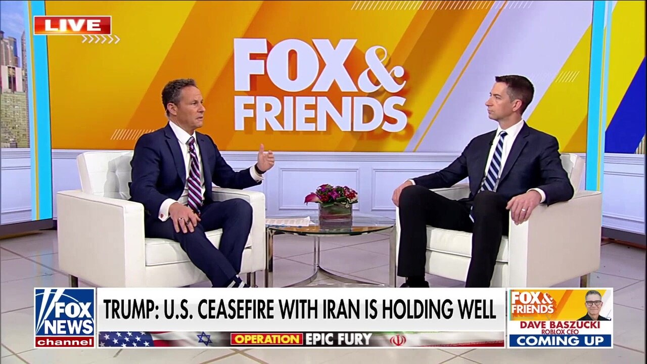 Sen Tom Cotton discusses US naval blockade on the Strait of Hormuz