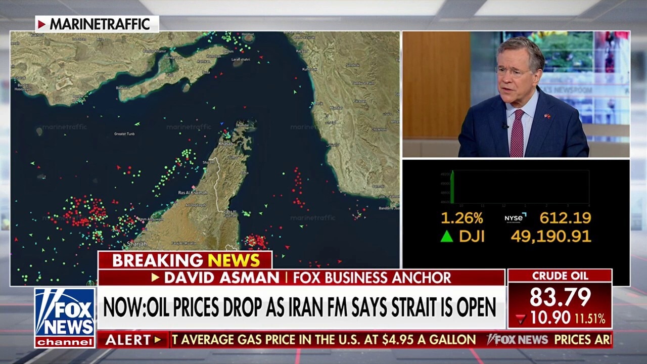 Watch Stocks surge on Strait of Hormuz opening: 'Trump won' - FNC | FOX One