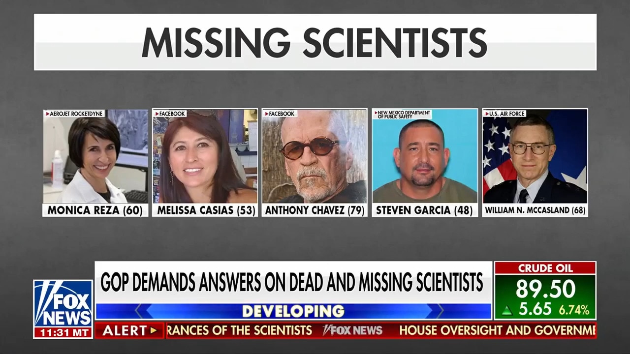 Comer demands answers on missing, dead US scientists