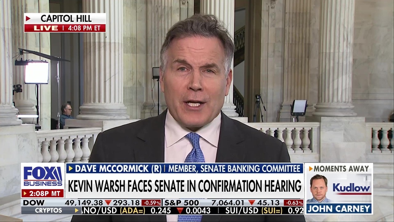 Kevin Warsh would be a great Fed chair, Sen Dave McCormick says