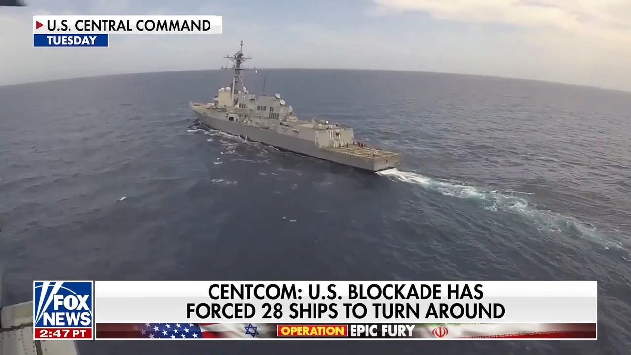 Ships reportedly attacked in Strait of Hormuz as blockade turns 28 vessels around