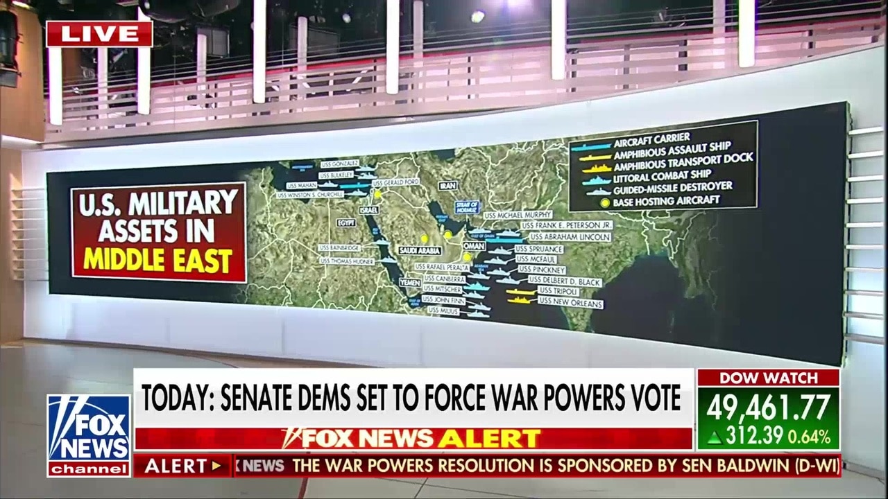 John Thune on DHS funding, Senate Democrats forcing war powers vote