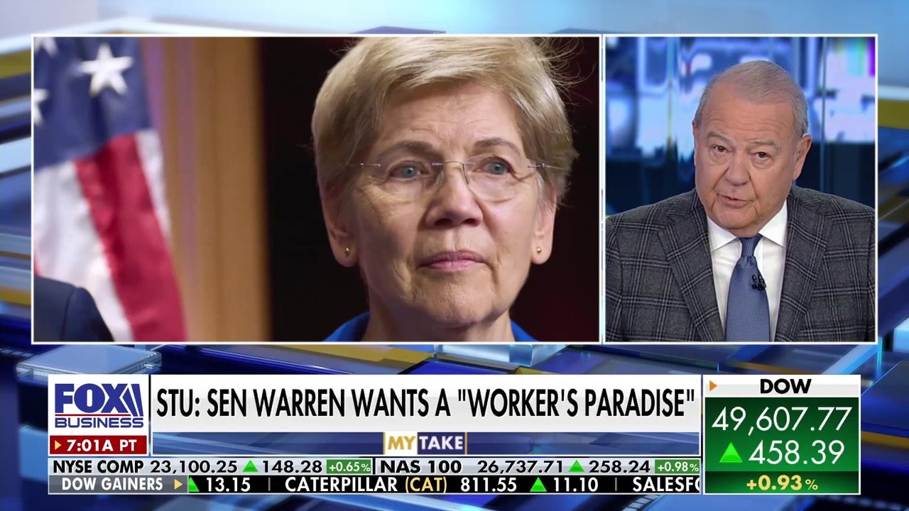 Stuart Varney: Elizabeth Warren wants a ‘worker’s paradise’