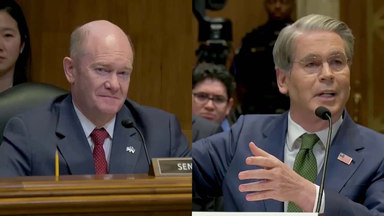 Treasury Secretary Scott Bessent, Democrat Sen Chris Coons trade jabs on Iran war