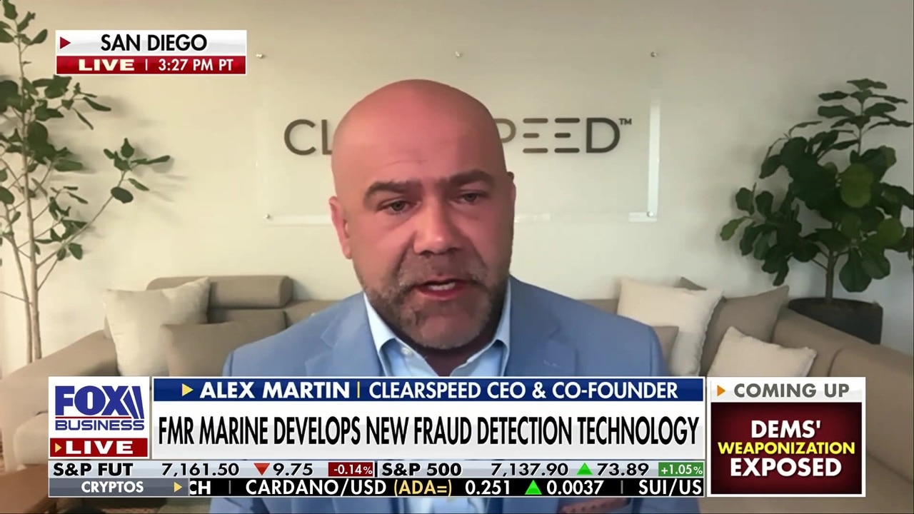 Marine veteran says his fraud detection company was inspired by his time serving in Iraq