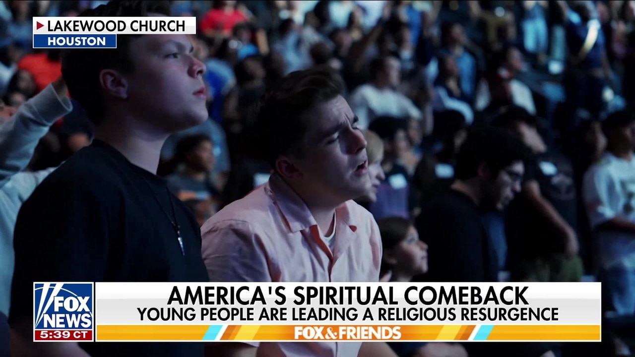 Young adults lead 'America's spiritual comeback' at Lakewood Church