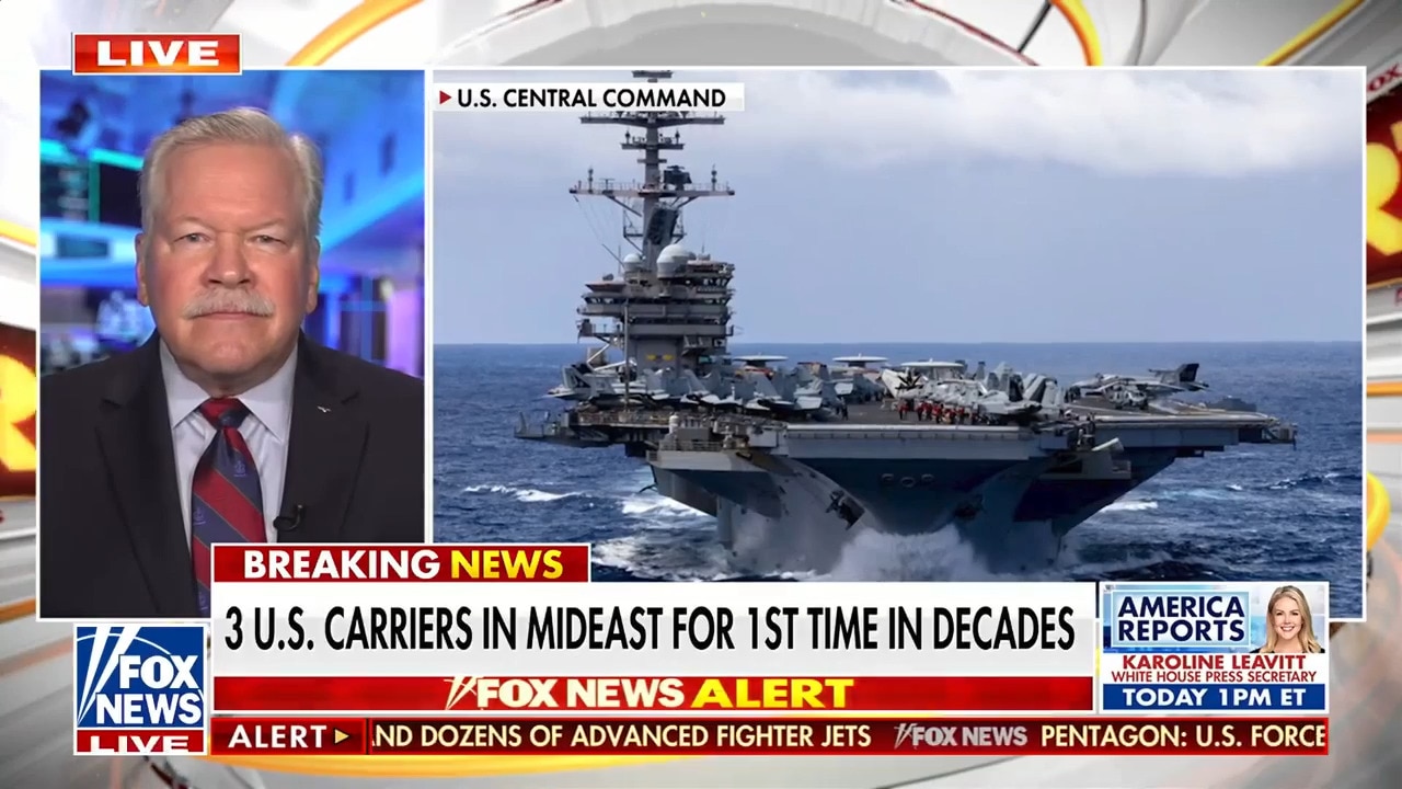 Third US aircraft carrier deployed to Middle East