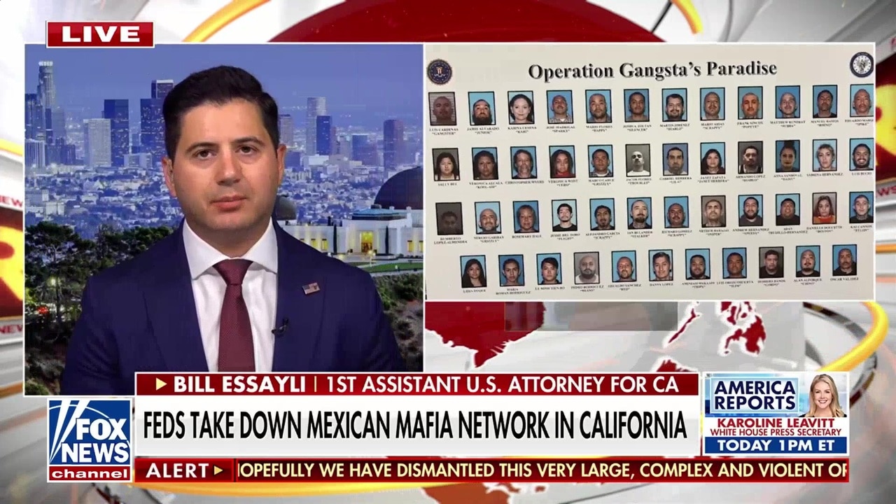 Feds take down Mexican Mafia network in California, arresting 40+ suspects