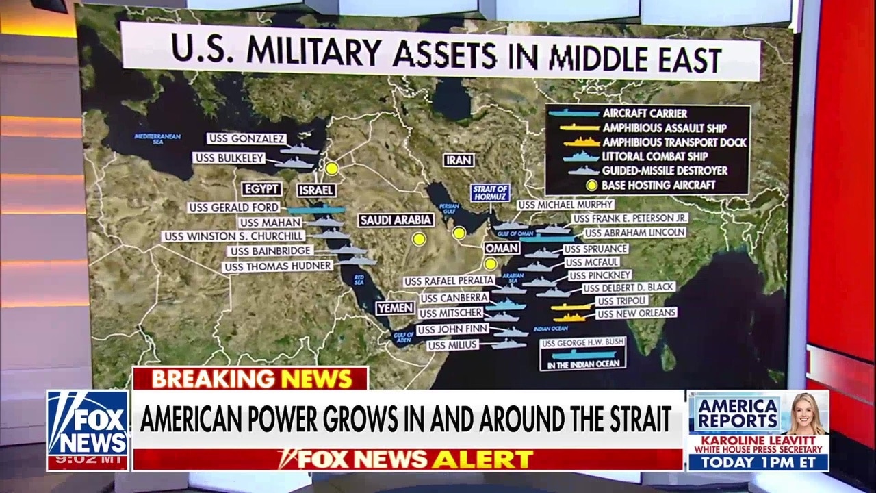 Pete Hegseth: US blockade on Iran 'going global' with three aircraft carriers in Middle East