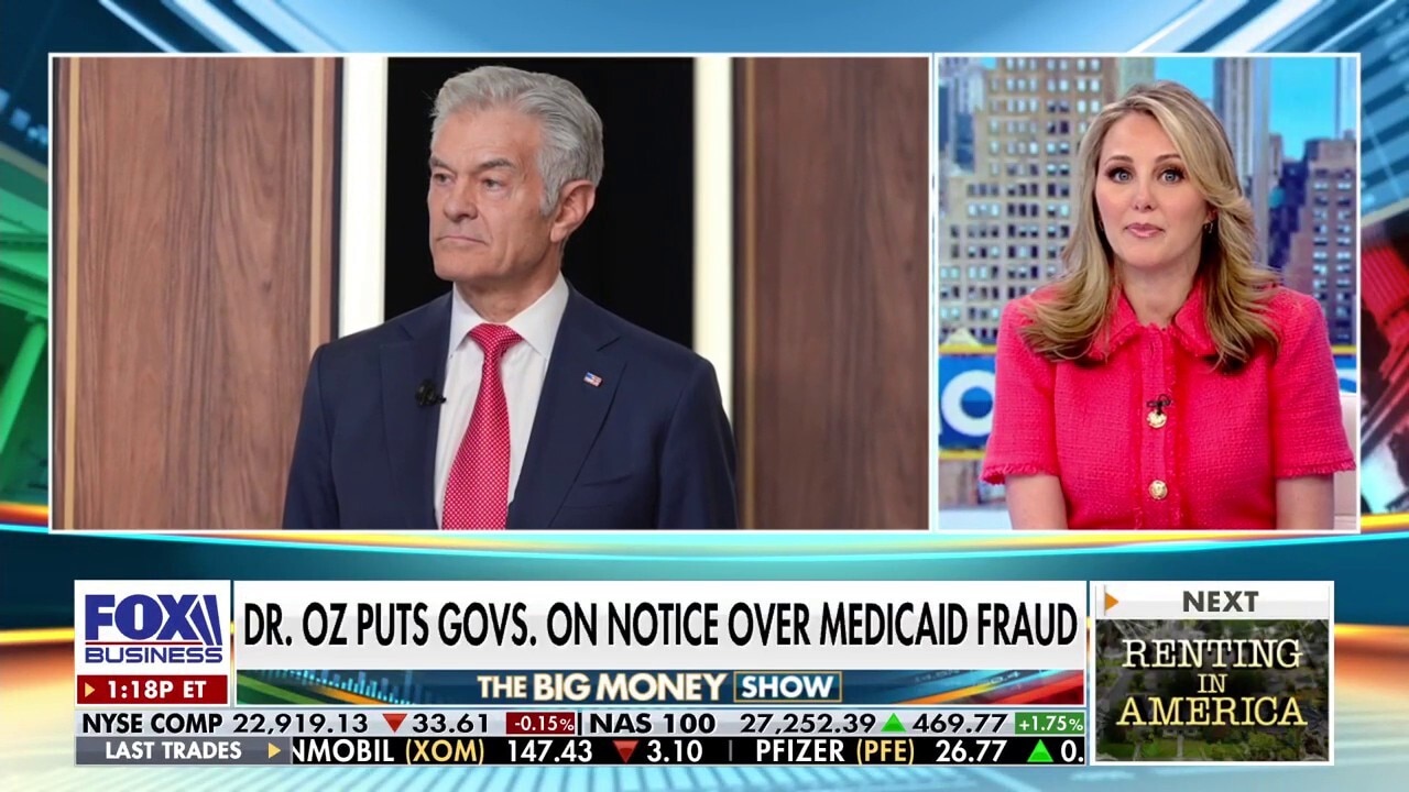 Dr. Oz demands action from governors for billions lost to Medicaid fraud