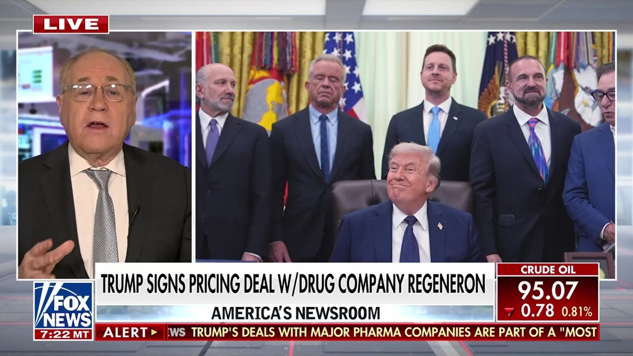 Trump announces pricing deal with drug company Regeneron